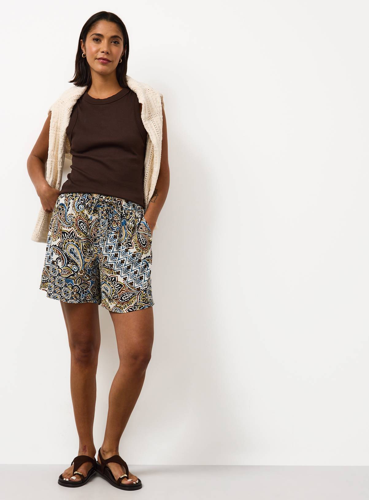 Paisley Print Shorts 16 - Image 2